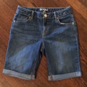 Cat & Jack denim Bermuda shorts girls XL 14/16